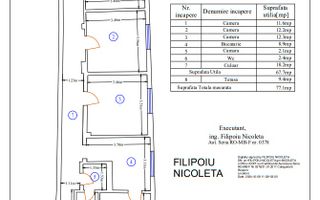 Cotroceni | Apartament 3 camere in vila - Schiță 27