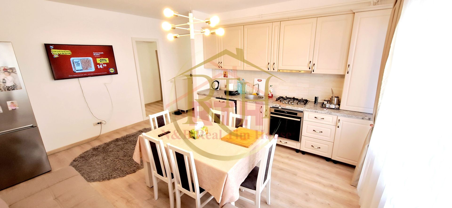 Vand apartament 3 camere mobilat si utilat, Giroc, Bulevardul Soarelui - Poză 11