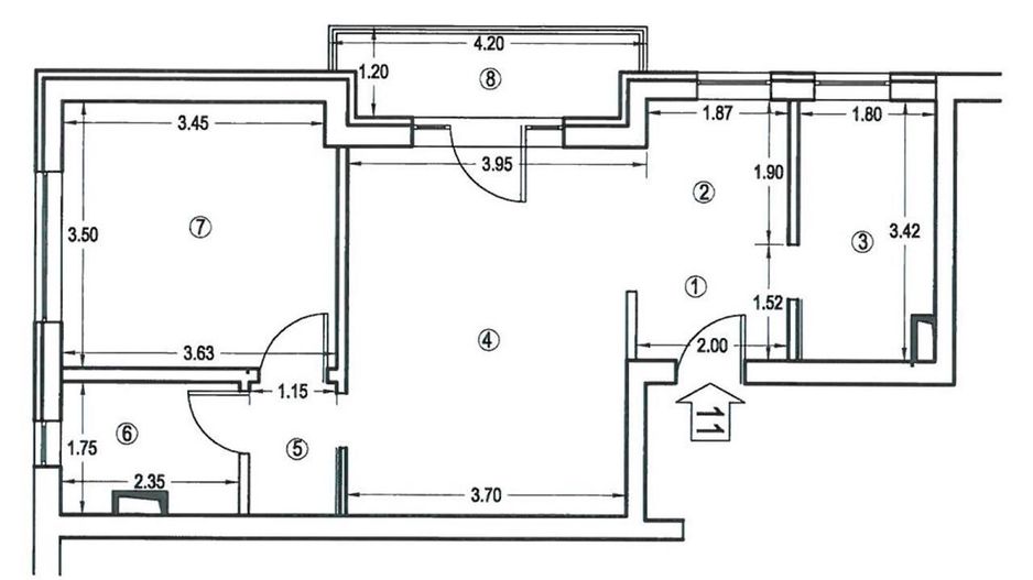 Apartament mobilat si cu loc de parcare - Schiță 16