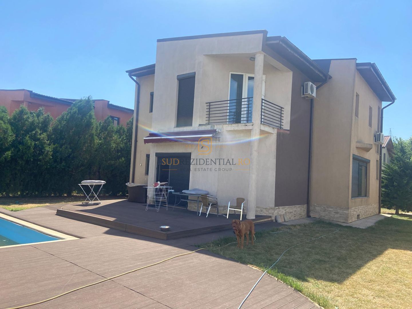 Vila S+P+M de vanzare in Popești Leordeni–teren 623 mp, piscina, garaj - Poză 1