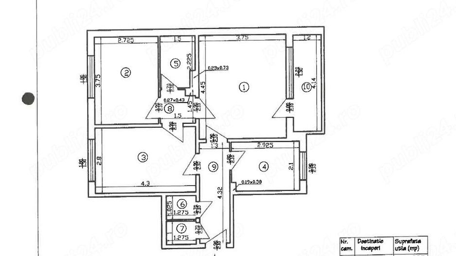 Apartament 3 camere de vanzare, Dr Taberei,etaj3 - Poză 7