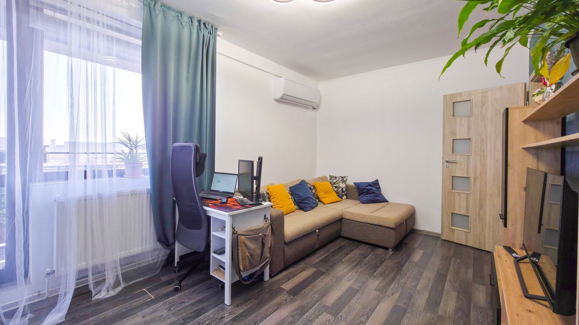 Apartament 2 camere Bragadiru Alunului, mobilat, balcon 19mp, parcare - Poză 2