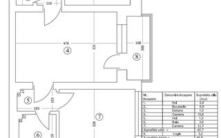 Apartament 2 camere Nanterre et 1/4 - Schiță 8