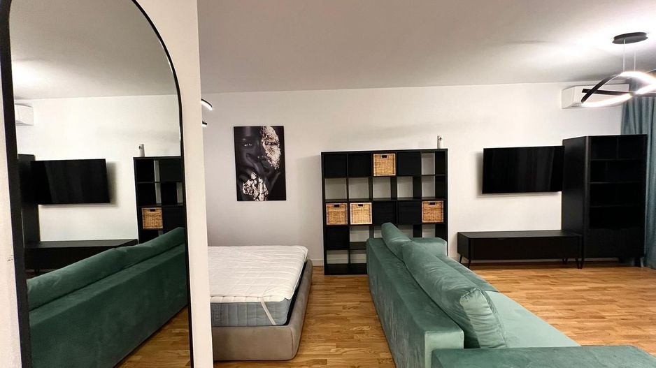 Studio cu gradina de 34 mp Pipera | De inchiriat | Complex cu piscina - Poză 3