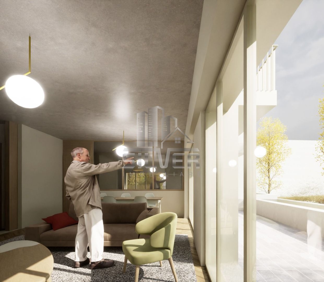 Apartament de lux cu Gradina, Terasa, Parcare subterana + Piscina - Poză 11