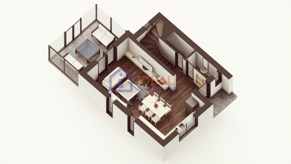 Casa Single cu 260 mp de curte in Cristian - Schiță 5