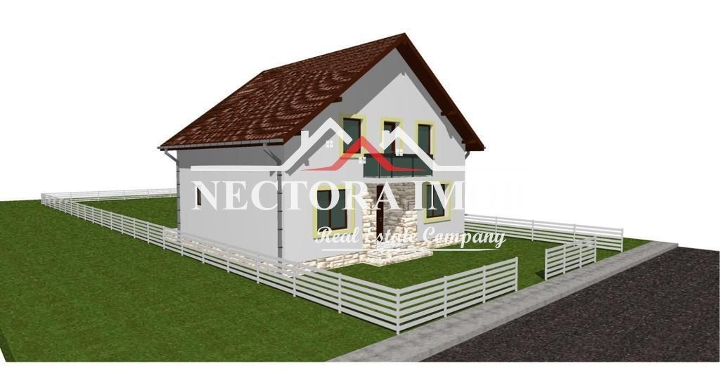 NECTORA IMOB-Casa 4 camere, Livada de Bihor, 710 mp teren, la rosu - Poză 1