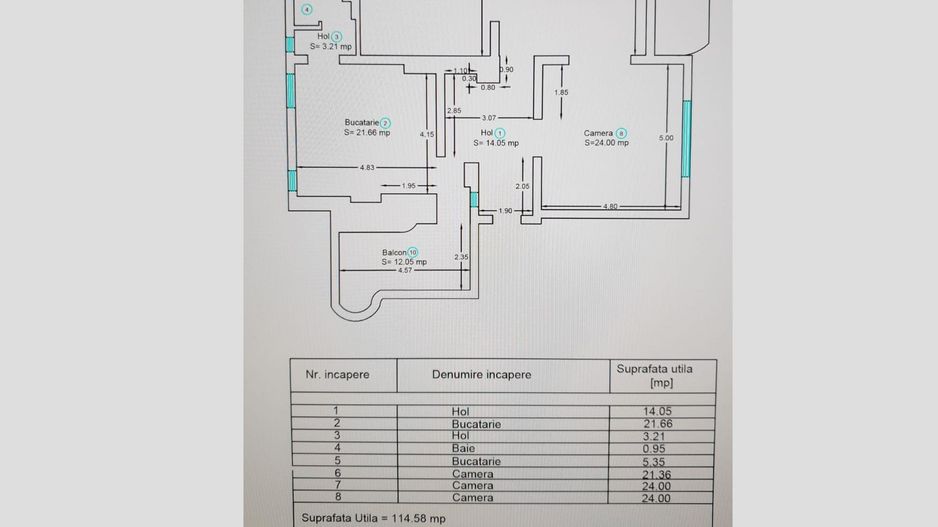 Apartament aproape de Piata Unirii - pretabil si pentru birouri - Poză 4