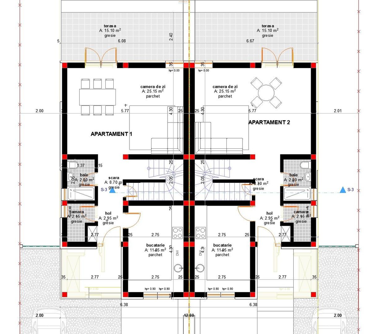 Mehala | Teren 440mp Front 17m | Autorizatie si proiect - cu utilitati - Poză 7