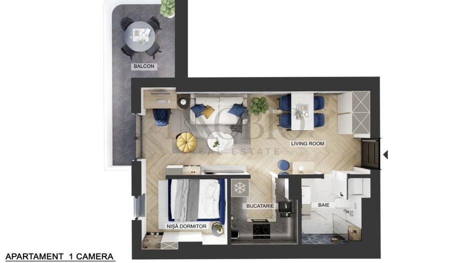Comision 0% | Studio | My Place North | Pipera Plaza - Poză 3