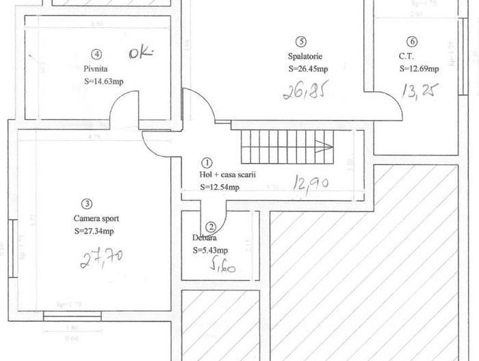 Casa Individuala in Selimbar cu garaj dublu si curte spatioasa - Schiță 12