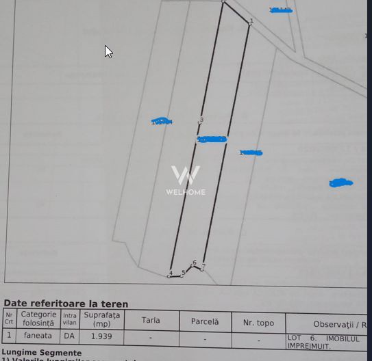 Teren Intravilan in Tocile-priveliste deosebita - Sadu - Sibiu - Schiță 4