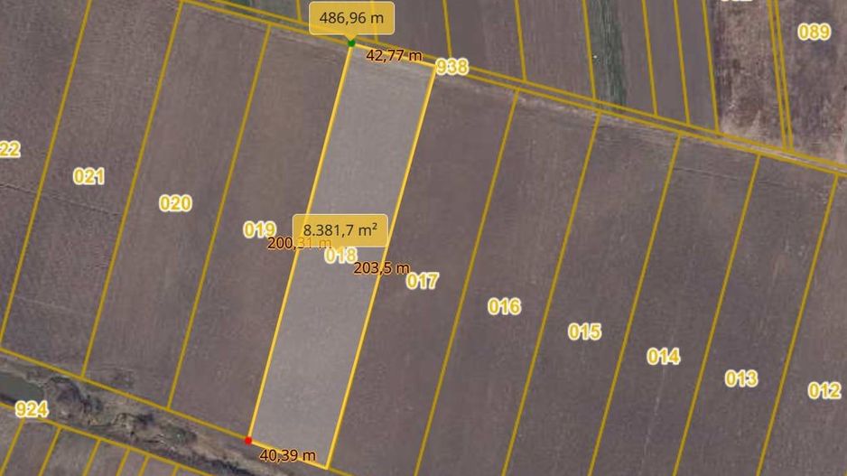 Teren agricol de 83 ari Com. Băcioi, Mun. Chișinău - Poză 2