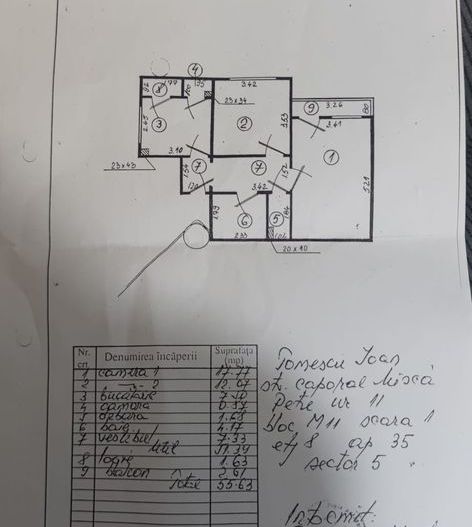 Se vinde apartament 56mp Rahova - Poză 1