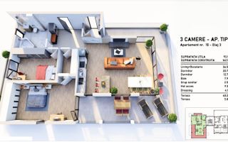 Apartament Penthouse - Braytim - Poză 5
