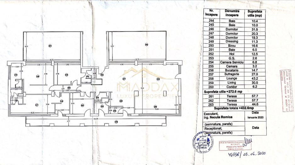Incredible Penthouse *433 SQM* + 160 SQM Terrace // Baneasa - Schiță 61