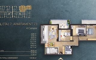 Apartament 4 camere, proiect Premium, la standard nZEB, zona Fabricii - Poză 2