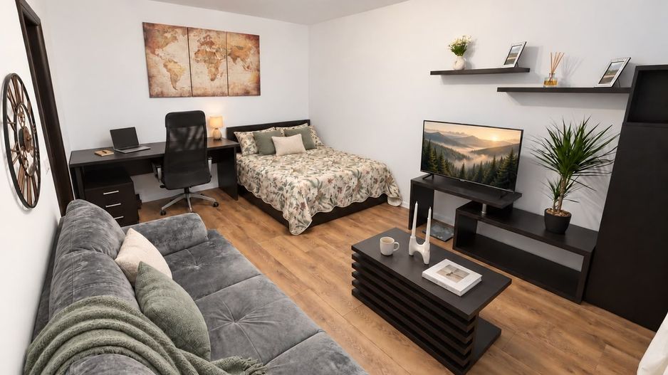 GARSONIERA- OBOR, PET-FRIENDLY, REABILITAT, MASINA DE SPALAT VASE - Poză 1