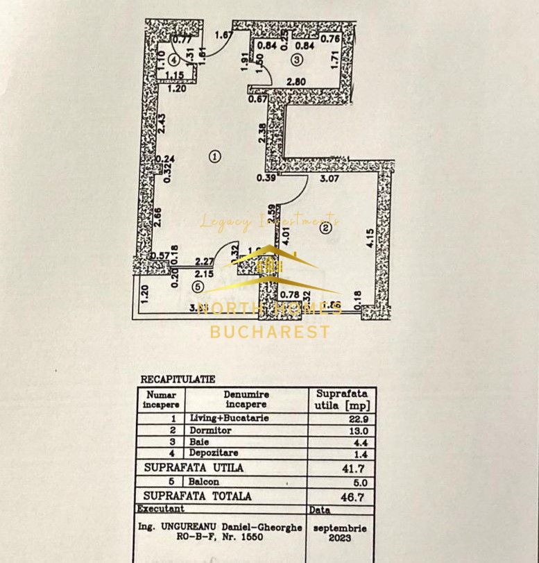 Apartament 2 camere Complex Cortina North! - Poză 8