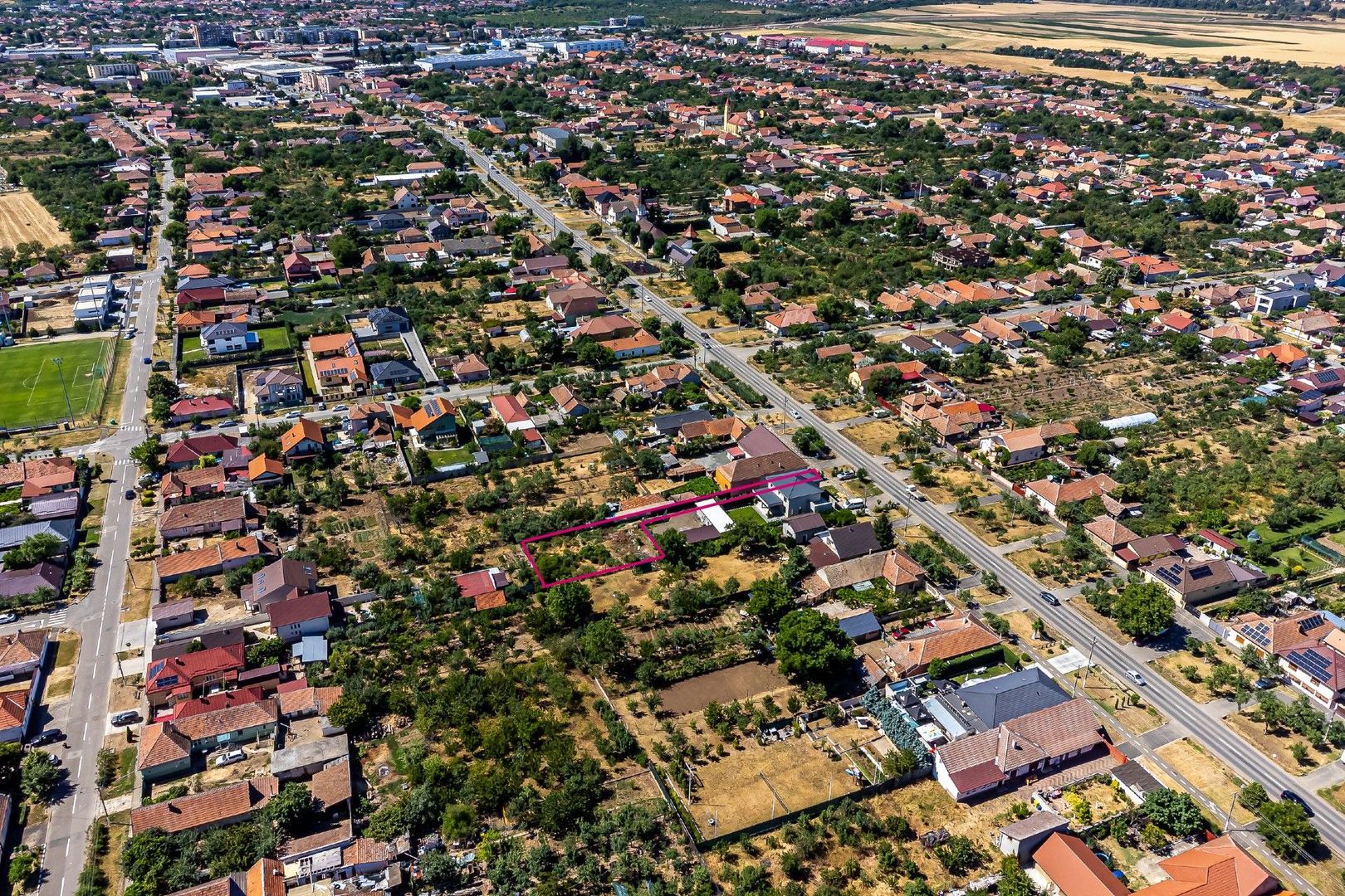 Teren de 575 mp + drum de acces privat in Sânnicolau Mic Comision 0 - Poză 2