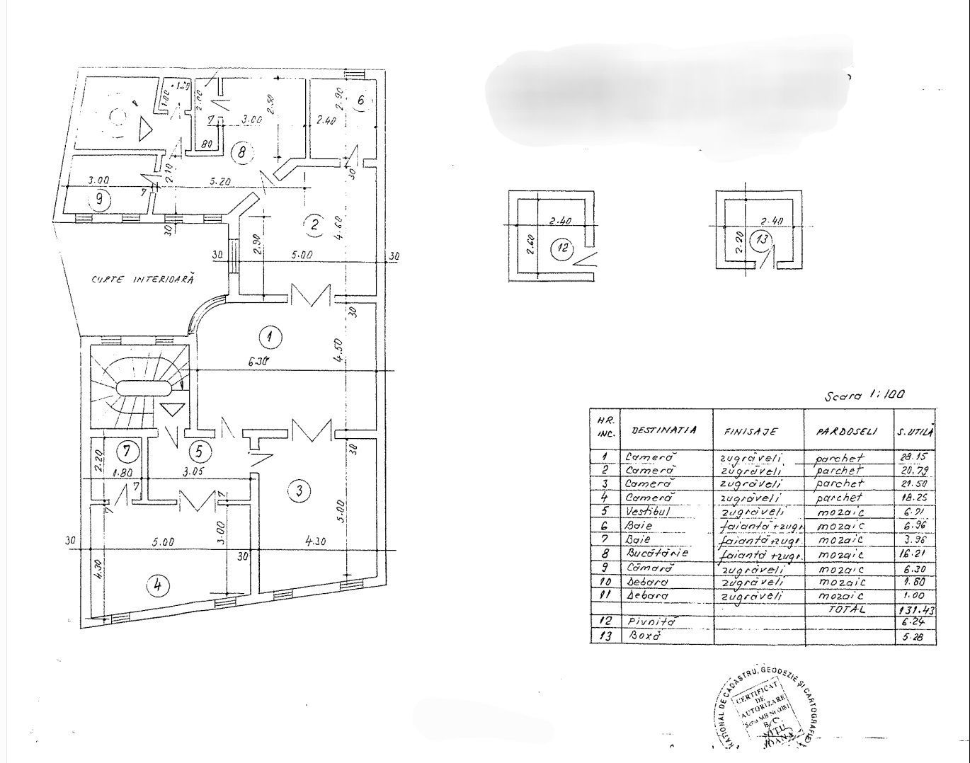 Cismigiu | Apartament 4 camere - Schiță 25