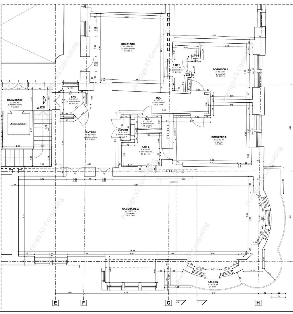 Resedinta patrimoniala de 222 mp | Piata Victoriei | Cladire istorica-Lift - Schiță 12
