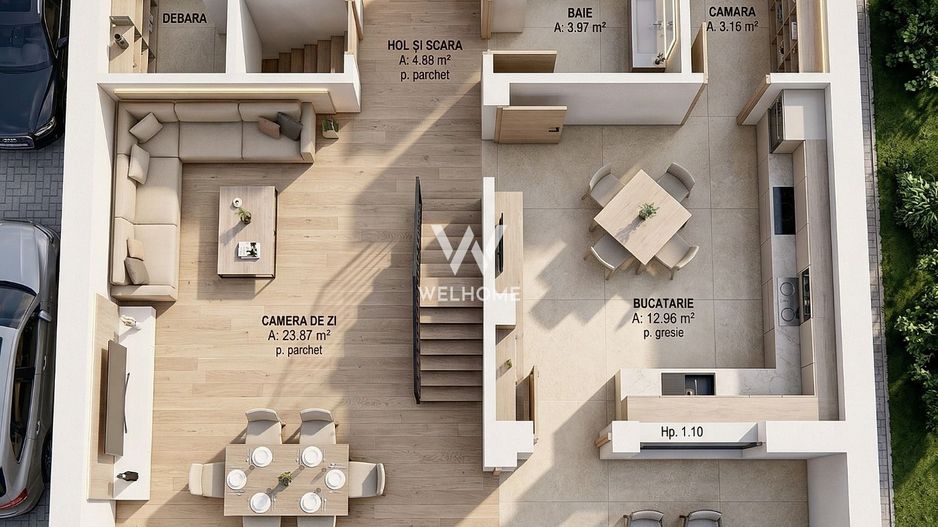 Casă individuală nouă de vânzare – Șura Mare - Sibiu - Schiță 23