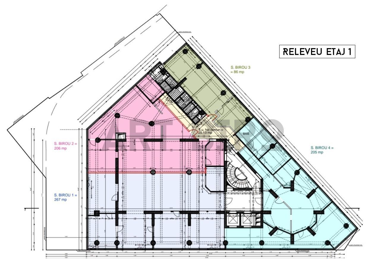 Zero comision, 86-267mp birou ulracentral, Universitate, 4 min [M] - Schiță 7