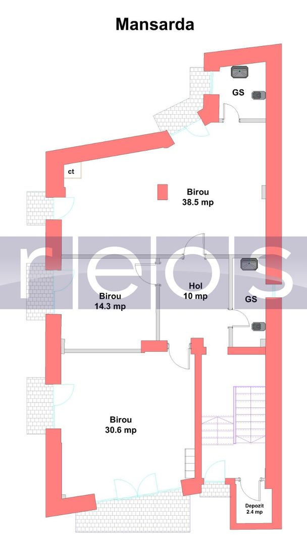 VILA PREMIUM FLOREASCA | 385MP | CURTE PROPRIE-PARCARE | IDEAL BIROURI - Schiță 37