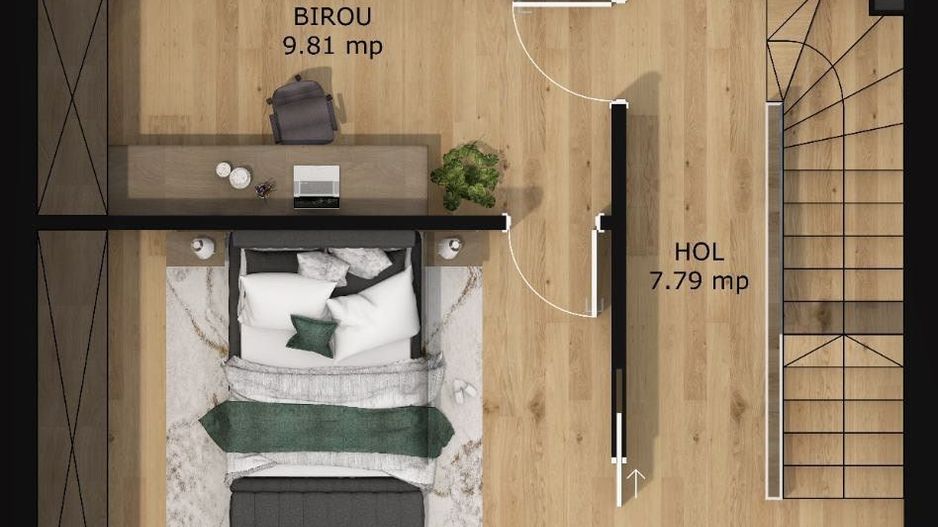 Vilă contemporană în construcție – livrare în 2025, situată în Pipera, Voluntari - Poză 7