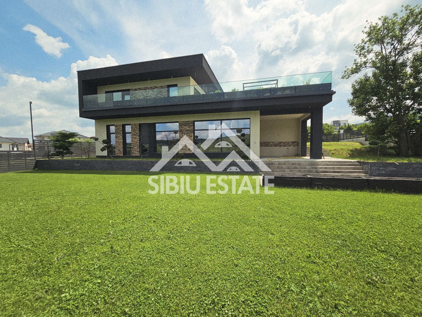 Casa noua cu piscina si terase panoramice, garaj - Poză 23