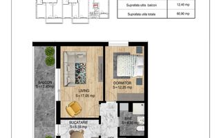 2 camere decomandat   Pallady Metrou Nicolae Teclu - Poză 10