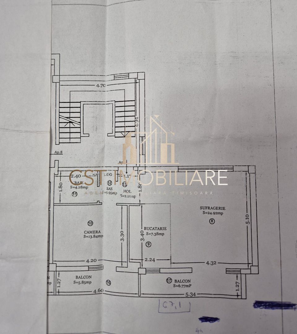 Apartament cu 2 camere / Lipovei - Poză 16