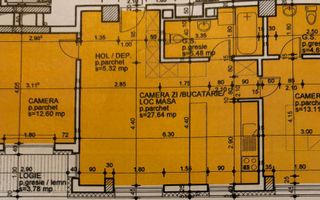Apartament 3 camere | 2 băi | bloc nou | parcare | Dorobantilor | - Poză 3
