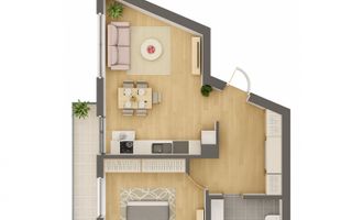 Tomis Plus - Celine Elegance -Vânzare apartament cu 2 camere - Poză 19