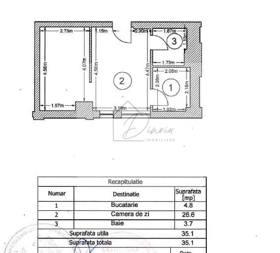 Studio dublu Belvedere Residence I COMISION 0% I Metrou PIpera la 7min - Poză 3