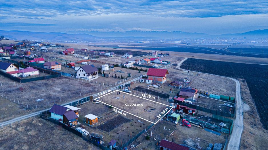 Teren 724 mp – Dealul Sibiului | Zonă cu potențial de intravilan - Poză 1
