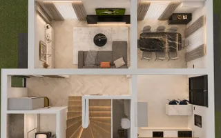 Casa Individuala - 4 camere - 3 bai - 355mp teren - Poză 18