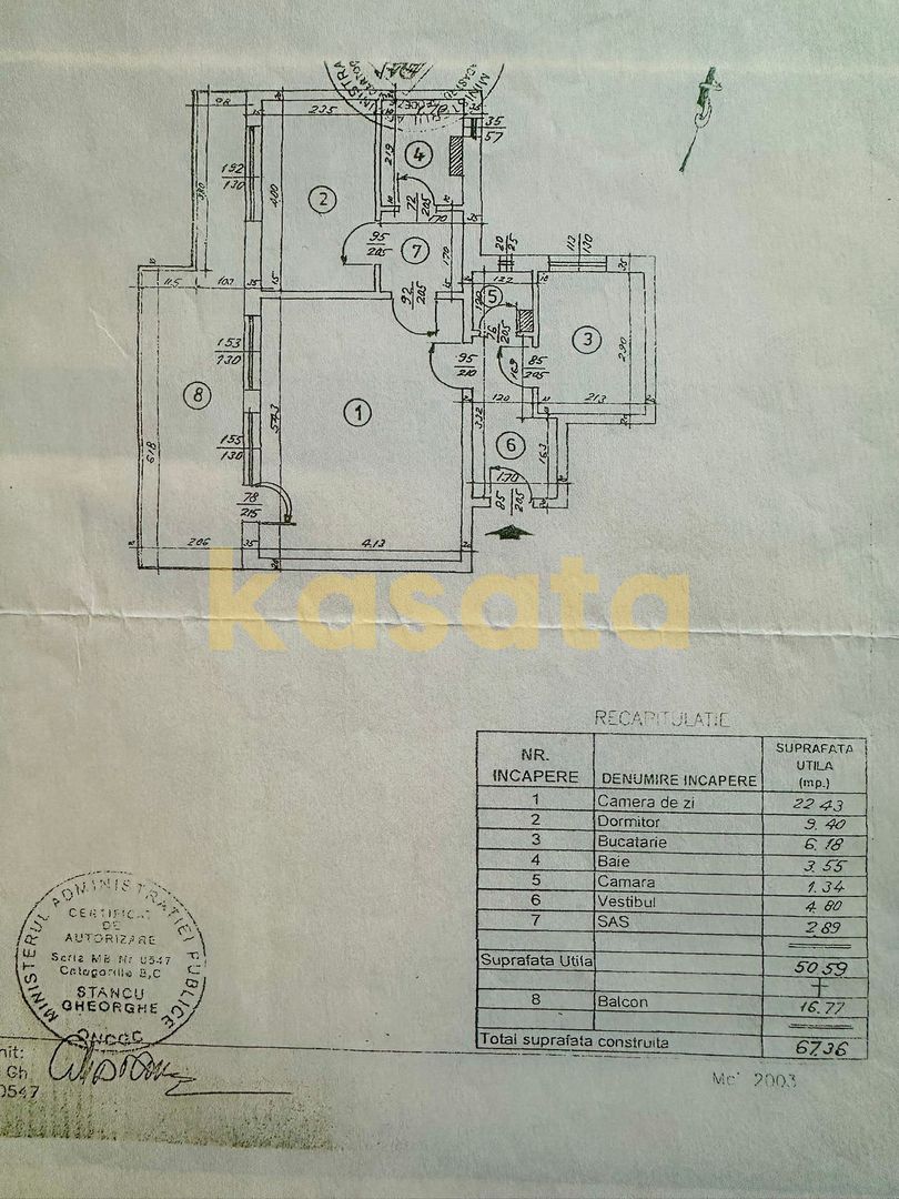 APARTAMENT 2 CAMERE | DOROBANTI | TERASA 16MP | ETAJ 7/8 | PANORAMA - Poză 16