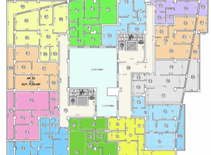 Tomis Nord -Vanzare apartament decomandat cu 2 camere,  bloc nou. - Poză 4