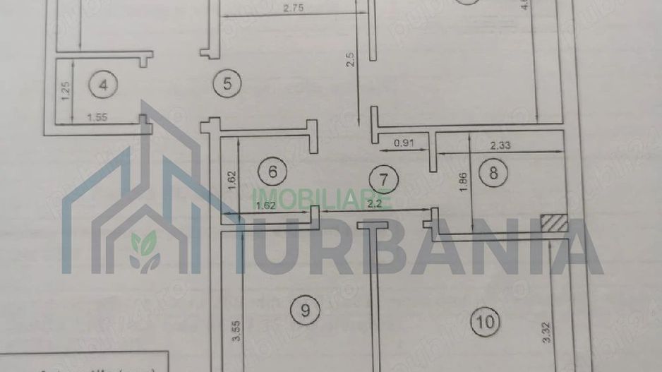 Apartament 4 camere, decomandat, etaj 3, Galata 1, Iași - Poză 1