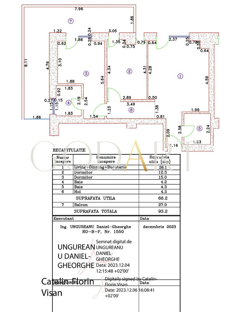 Apartament exclusivist | 3 camere | Cortina 126 - Poză 23