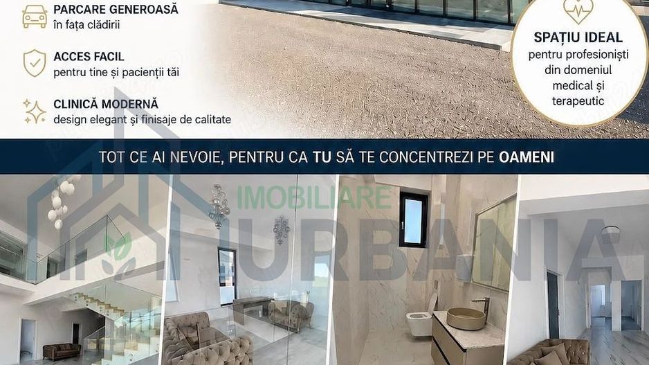 Clădire medicală modernă de închiriat în Valea Adâncă, Iași – cabinete individuale sau integral - Poză 1