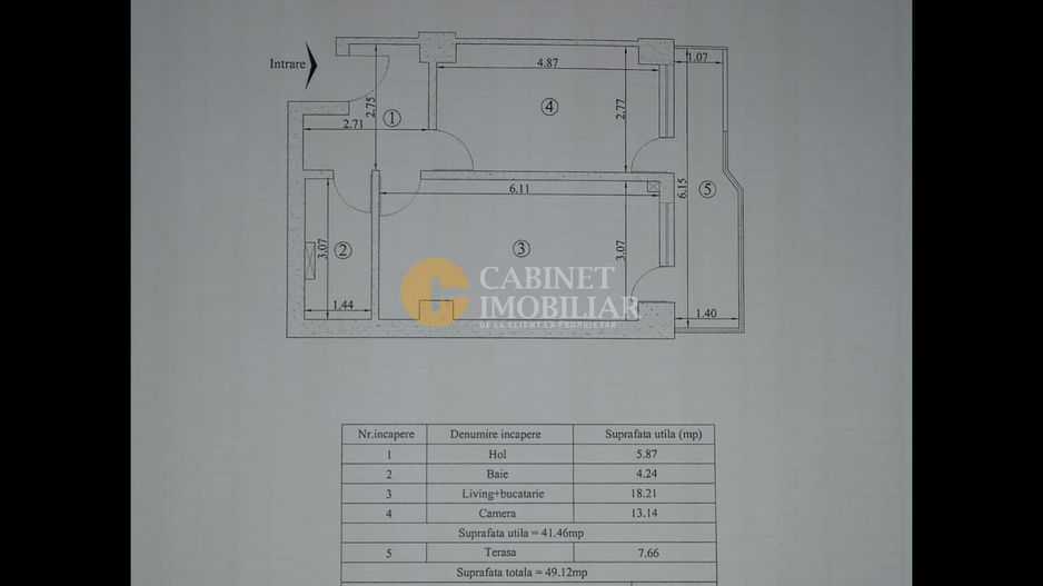 Mutare Imediată! Apartament modern 2 camere, INTABULAT – Royal Town, Copou - Poză 11