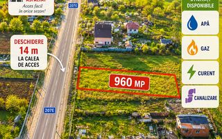 TEREN INTRAVILAN 960 mp, VASLUI zona BRODOC; - Poză 1