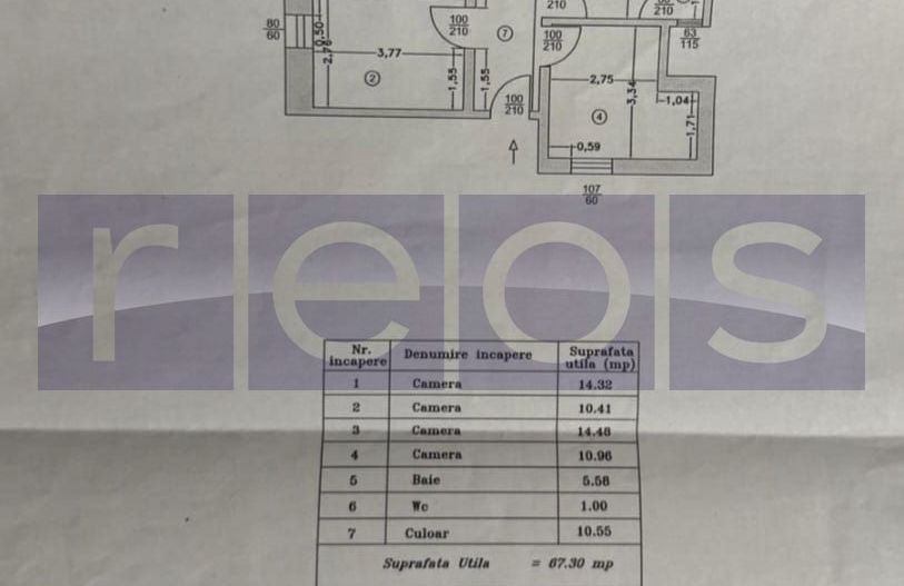 VANZARE - 3 CAMERE - ZONA FLOREASCA - Poză 14