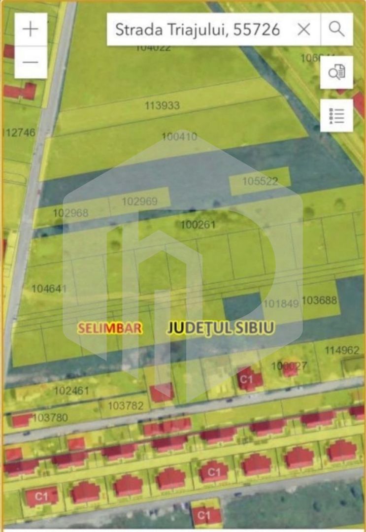 Teren str. Triajului Selimbar | Extravilan | 640mp - Poză 1