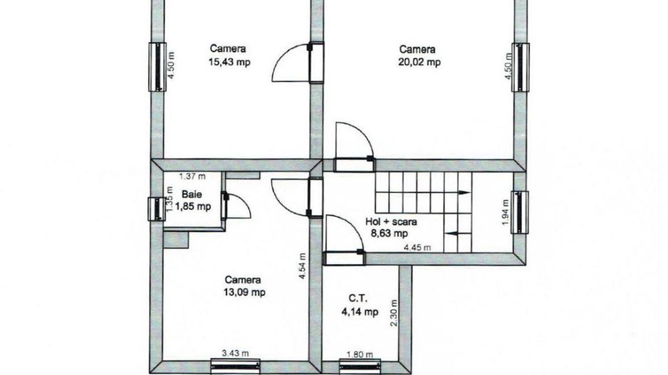 Cladire birouri COMPLET AMENAJATA,zona Bvdl Victoriei, Sibiu - Schiță 11