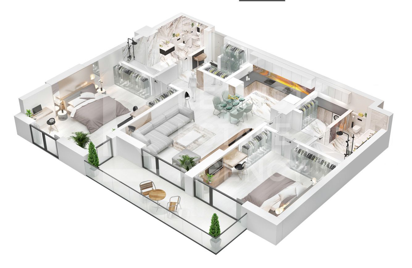 Apartament cu 3 camere de vânzare, Carpathia - Schiță 10