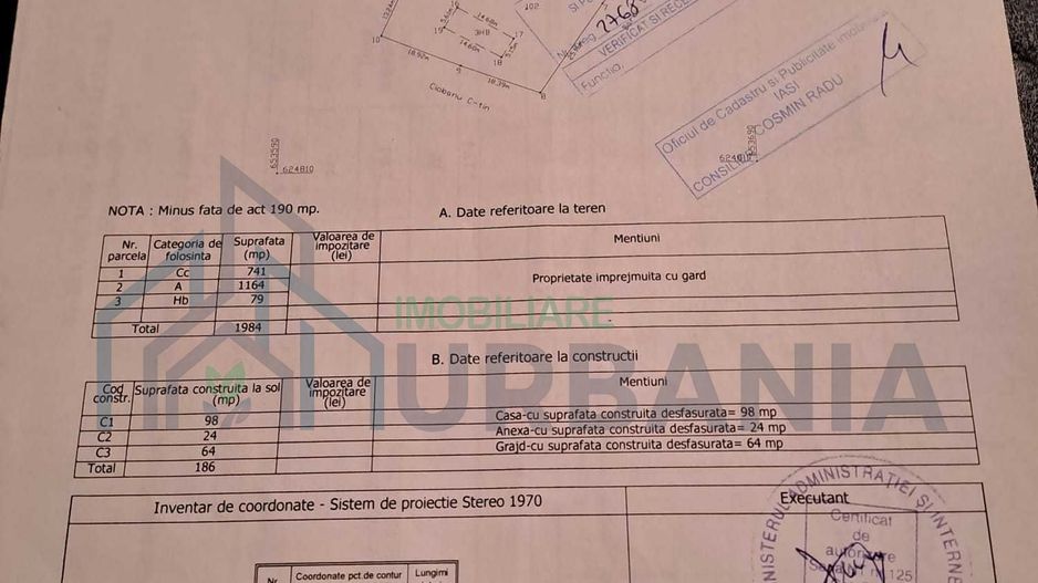 Vând proprietate în Sat Hândrești, Comuna Oțeleni, Iași, teren 2.174 mp, construcții existente și heleșteu - Poză 3